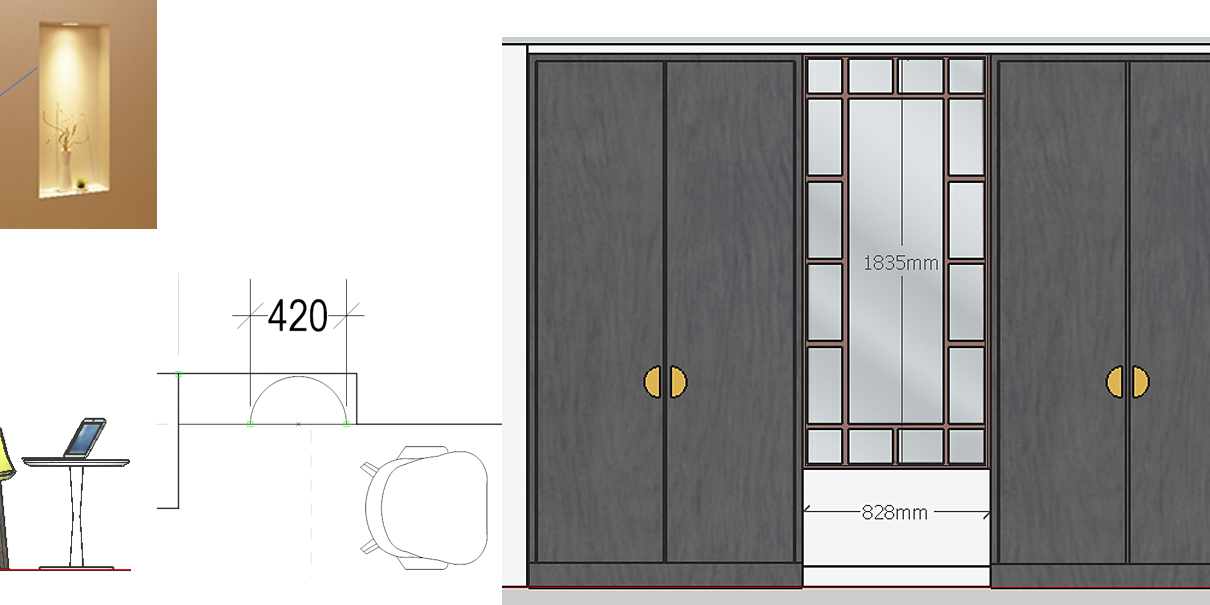 Explaining bespoke joinery and features